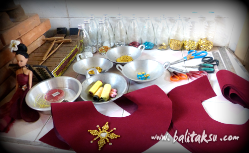 How to make balinese dance costumes (sisia dancer)